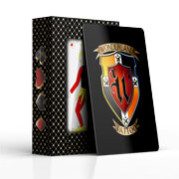 Baralho Duplo Com Cartas e Caixa Personalizada  - PVC 0,5mm