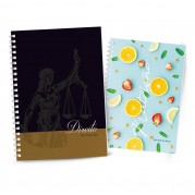 Caderno com Capa Dura Personalizada 20x27,5 cm