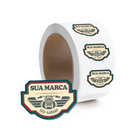 Adesivo Vinil Branco Bobina Corte Especial - 9x10cm