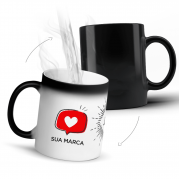 Caneca Mágica de Cerâmica 325ml